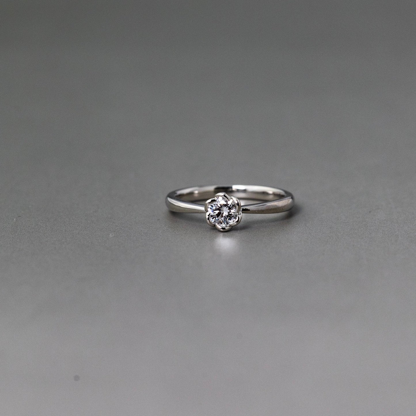 0.2ct(SIクラス)花枠ラボグロウンダイヤモンドリング