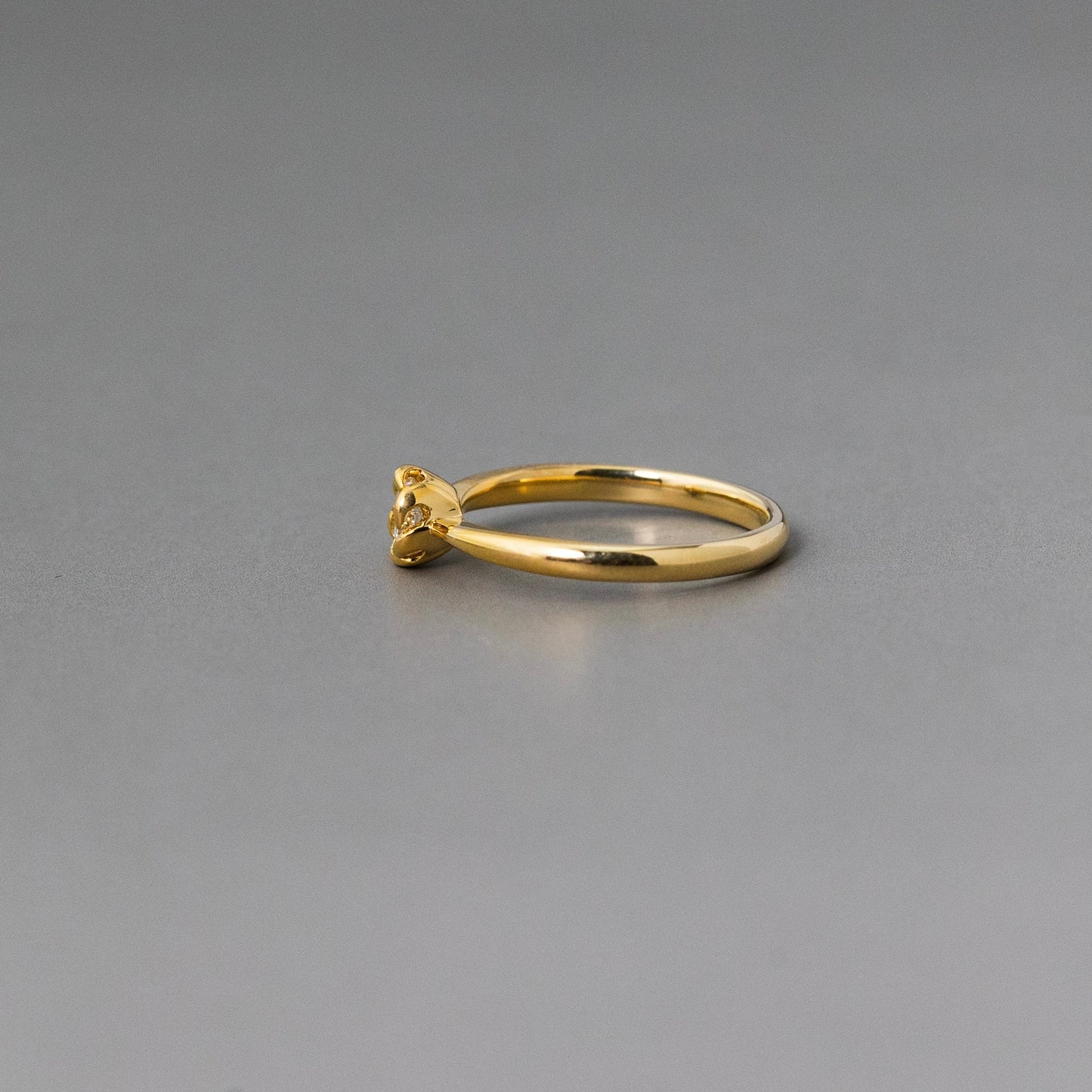 0.2ct(SIクラス)花枠ラボグロウンダイヤモンドリング