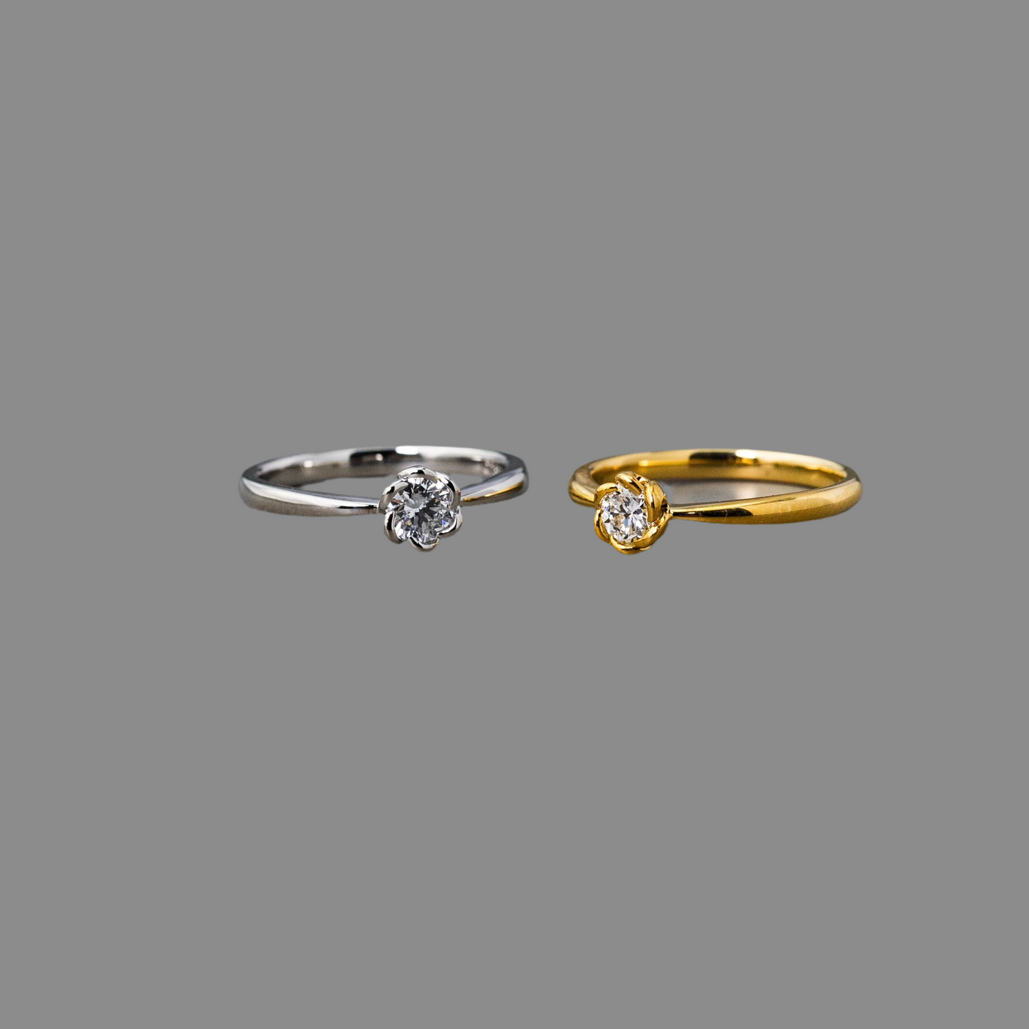 0.2ct(SIクラス)花枠ラボグロウンダイヤモンドリング