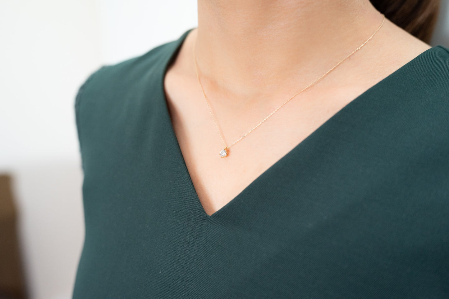 0.3ct(SIクラス)ラボグロウンダイヤモンドネックレス